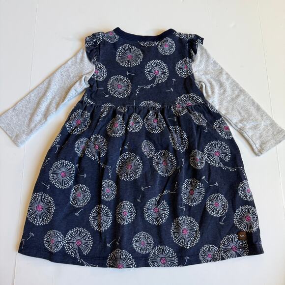 Tea Collection Wish Button Neck Dress 3 - Picture 10 of 10